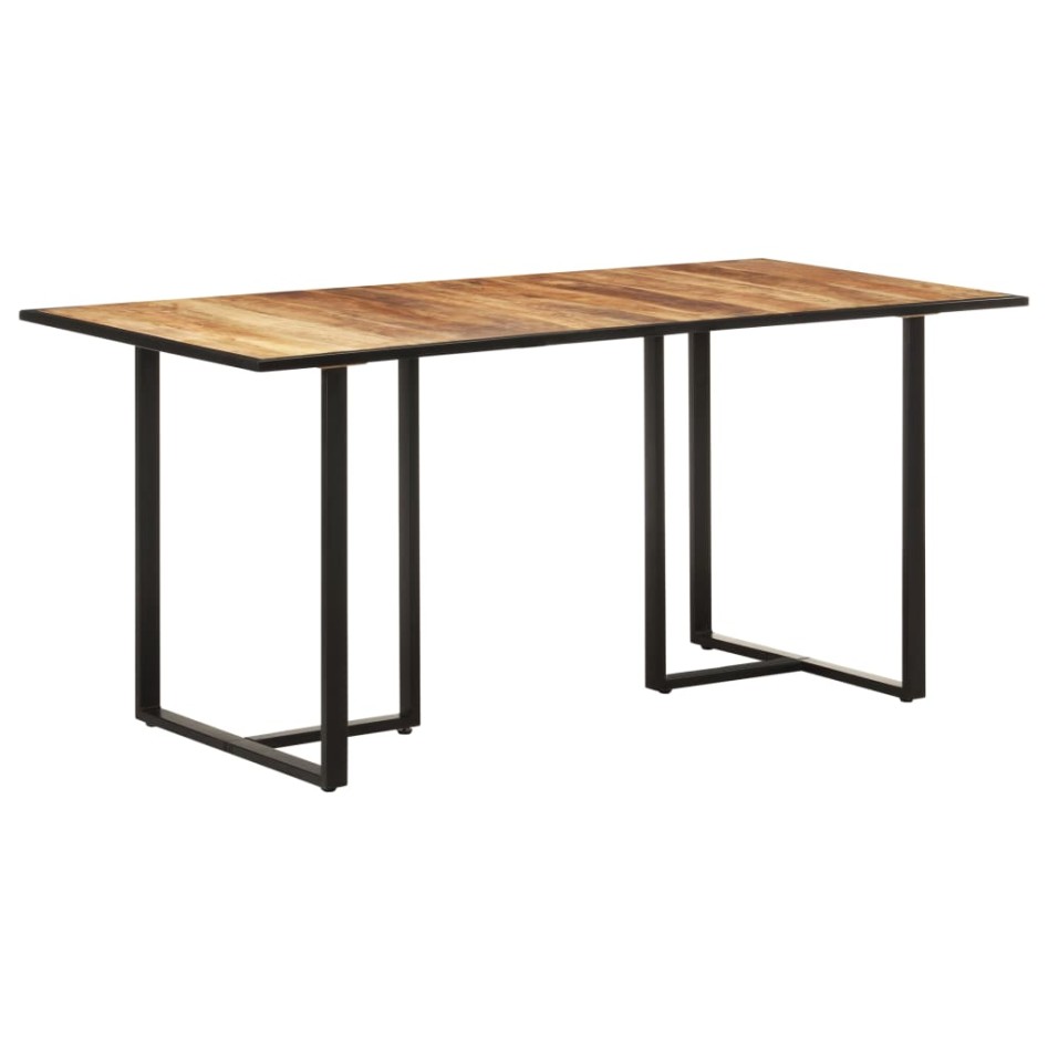 Mesa de comedor madera de mango rugosa 160