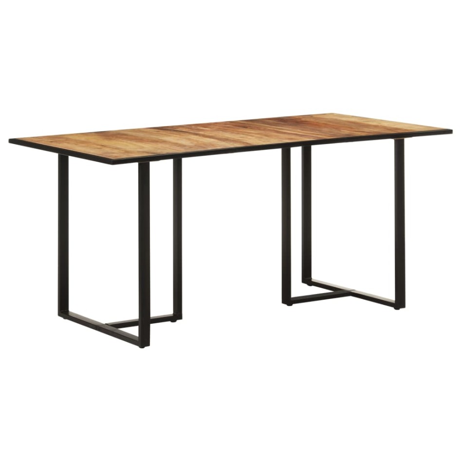 Mesa de comedor madera de mango rugosa 160