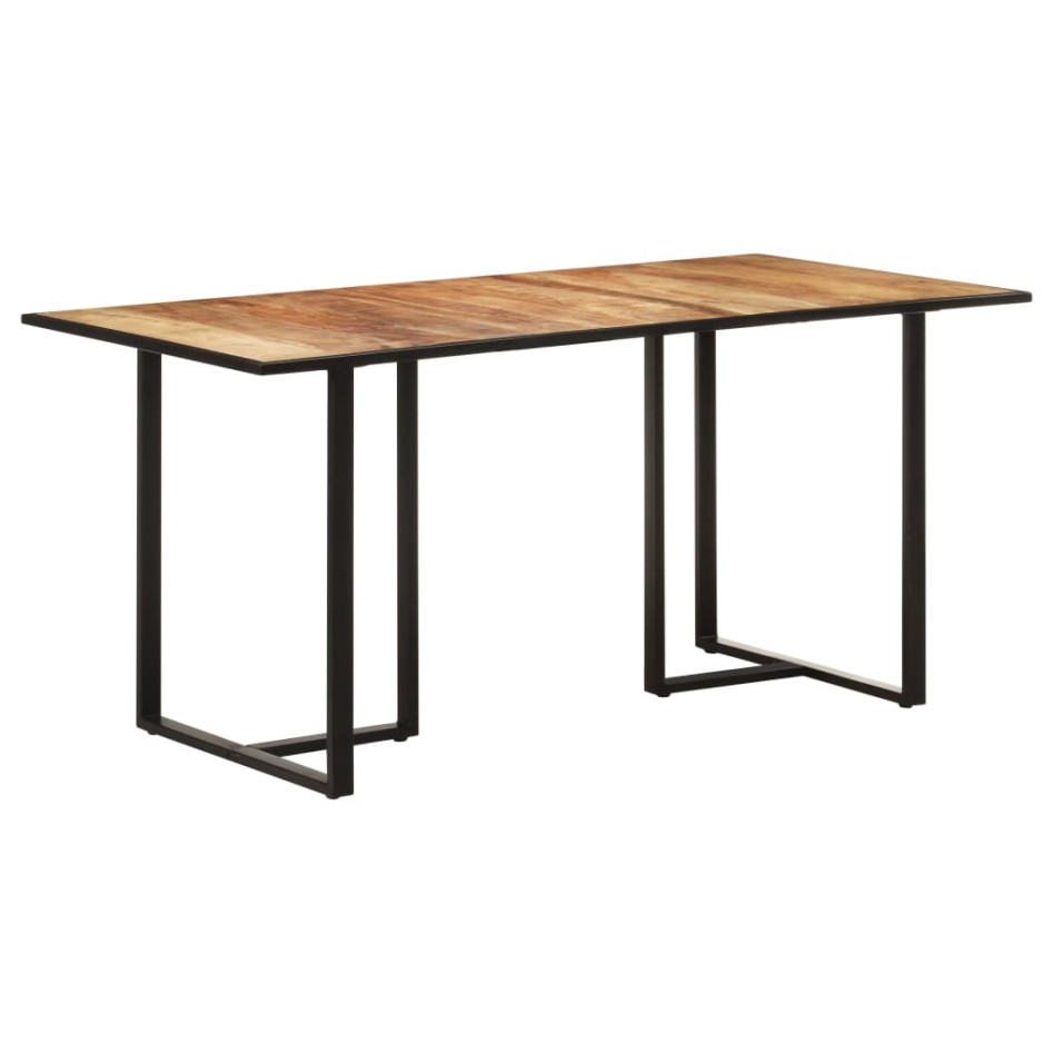 Mesa de comedor madera de mango rugosa 160