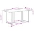 Mesa de comedor madera de mango rugosa 160