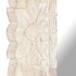 Espejo de madera maciza de mango blanco 110x50
