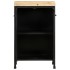 Aparador de madera de mango rugosa 47x35x76