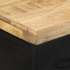 Aparador de madera de mango rugosa 47x35x76