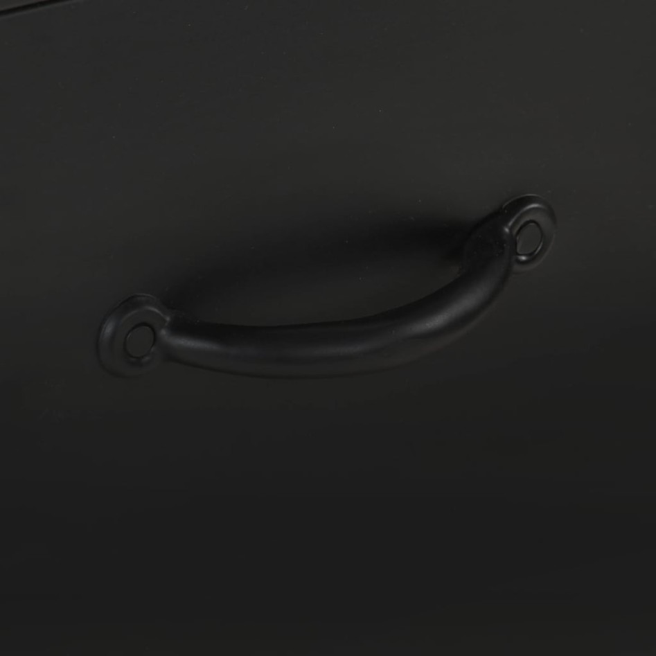 Aparador de madera de mango rugosa 47x35x76