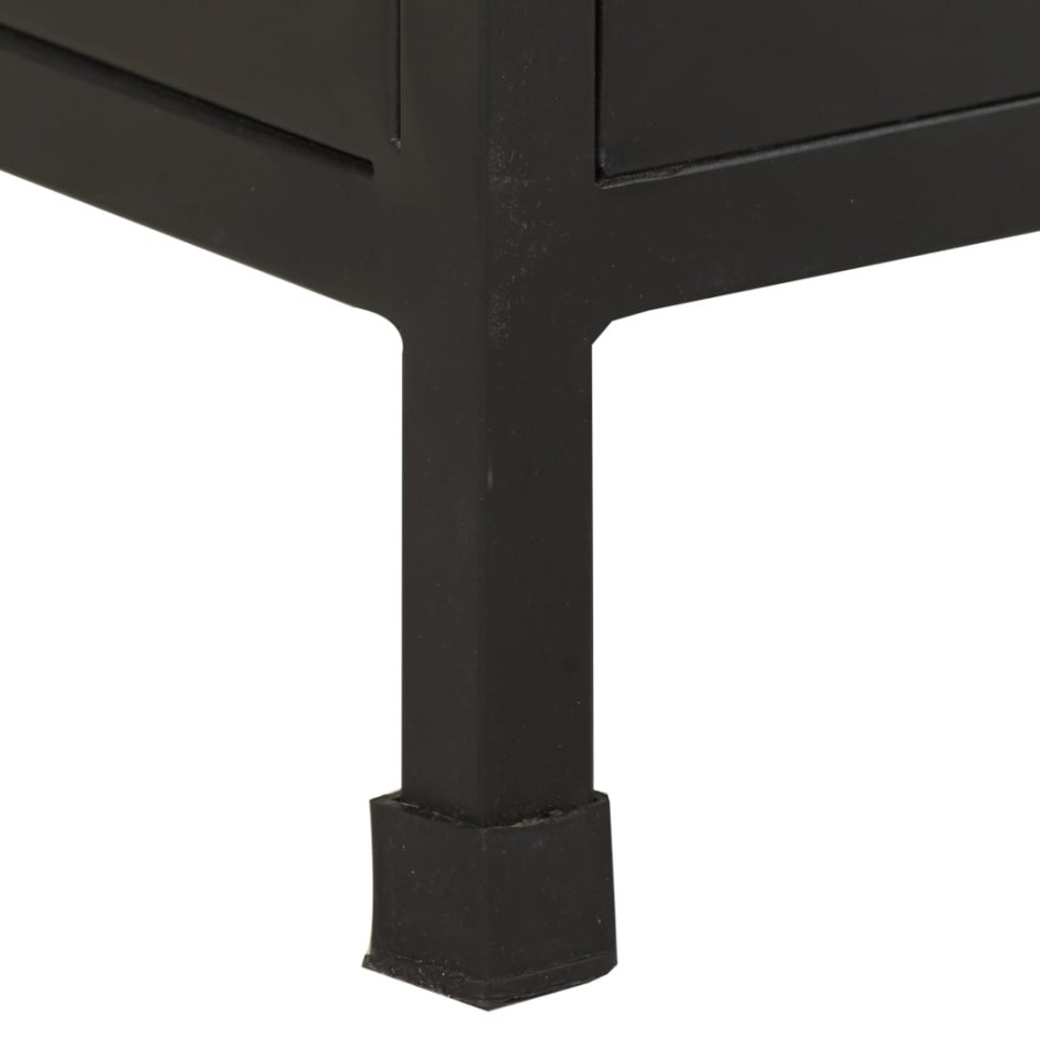 Aparador de madera de mango rugosa 47x35x76