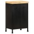 Aparador de madera de mango rugosa 47x35x76