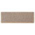Alfombrilla autoadhesiva escalera sisal 15 uds beige 65x21x4