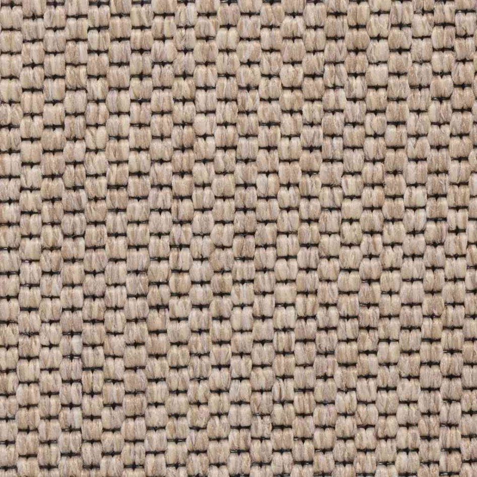 Alfombrilla autoadhesiva escalera sisal 15 uds beige 65x21x4