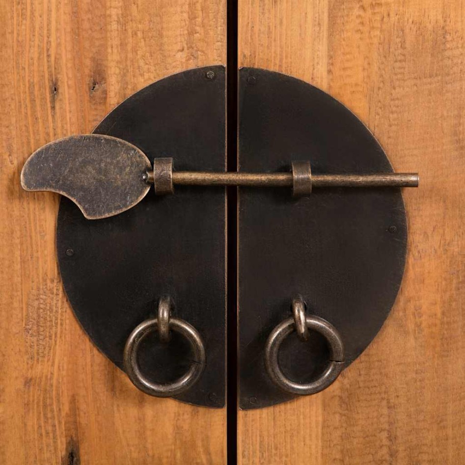 Conjunto de muebles de baño madera maciza de