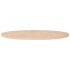 Superficie de mesa redonda madera de roble sin tratar
