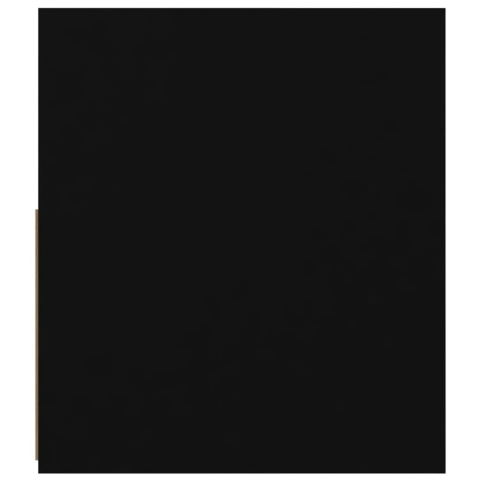 Mueble de TV con luces LED negro 120x35x40