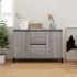 Aparador de madera contrachapada gris Sonoma 104x35x70