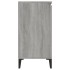 Aparador de madera contrachapada gris Sonoma 104x35x70
