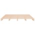 Cama de palets de madera maciza de pino 135x190