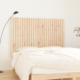Cabecero de cama de pared madera maciza de pino 159,5x3x110