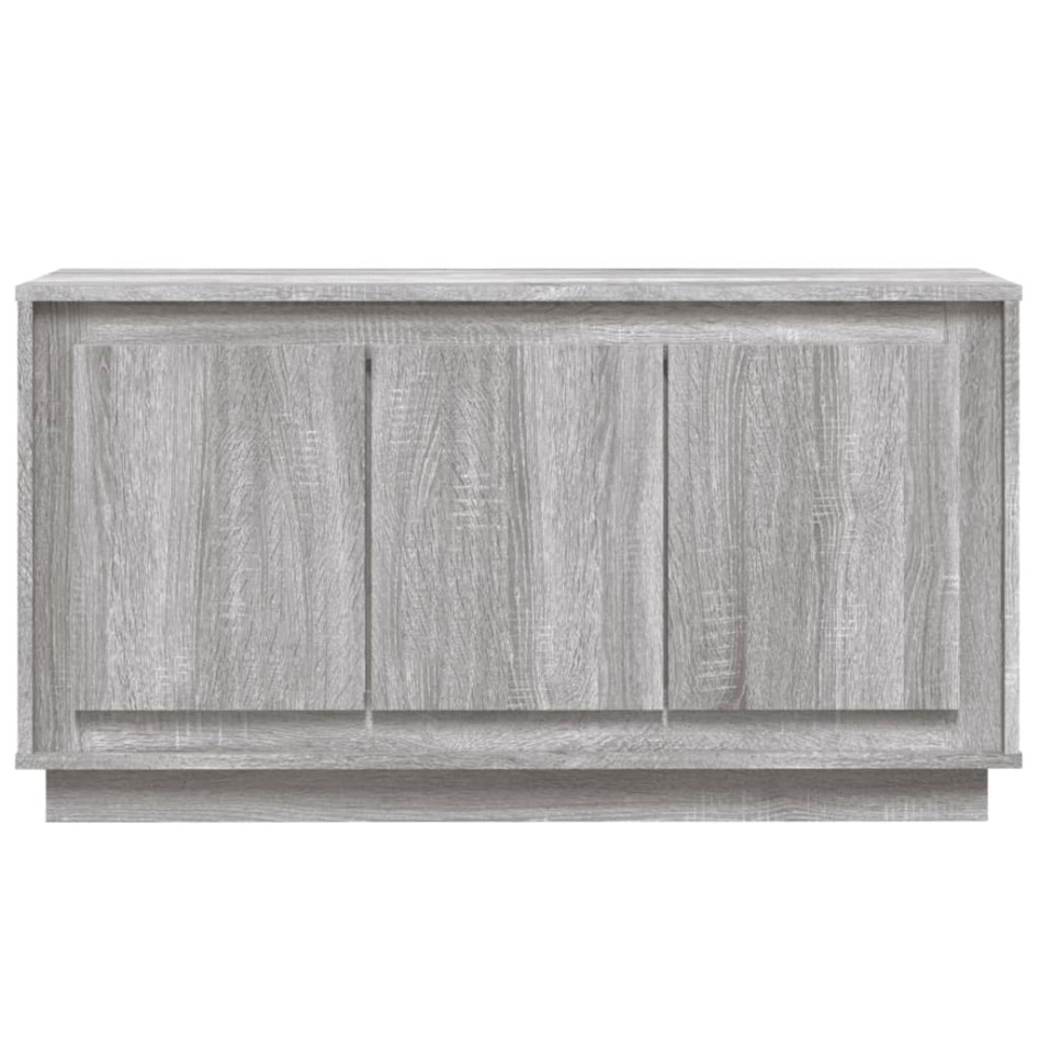 Aparador madera contrachapada gris Sonoma 102x35x55