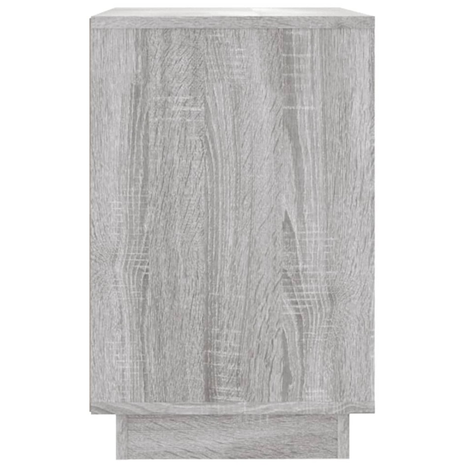 Aparador madera contrachapada gris Sonoma 102x35x55