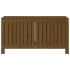 Caja de almacenaje jardín madera pino marrón miel 115x49x60