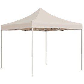 Carpa plegable profesional de aluminio crema 3x3