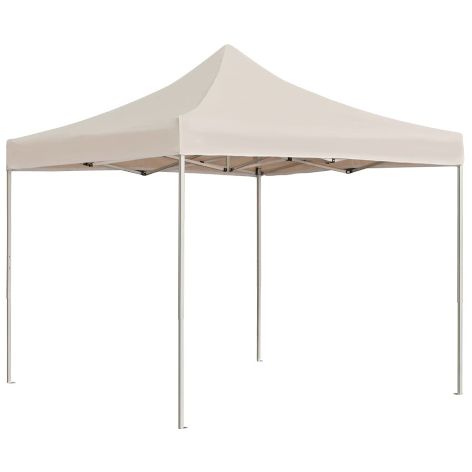 Carpa plegable profesional de aluminio crema 3x3