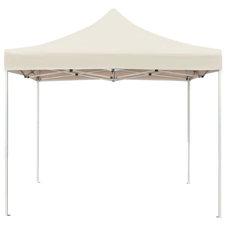 Carpa plegable profesional de aluminio crema 3x3
