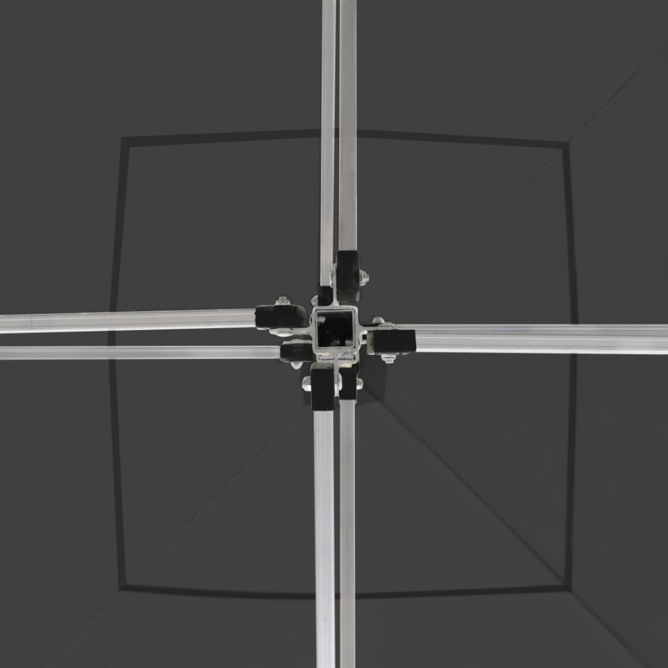 Carpa plegable profesional de aluminio antracita 3x3