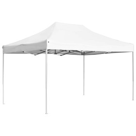 Carpa plegable profesional de aluminio blanca 4,5x3