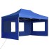 Carpa plegable profesional con paredes aluminio azul 4,5x3