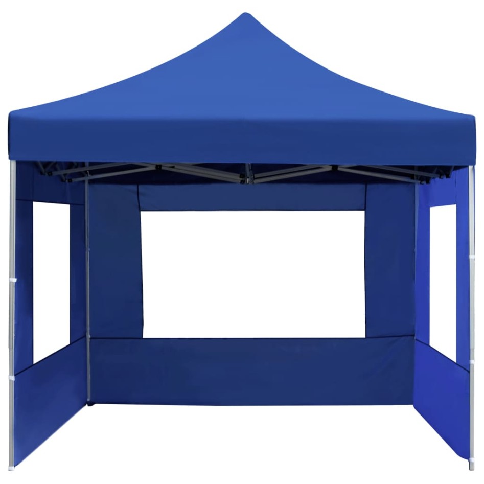 Carpa plegable profesional con paredes aluminio azul 4,5x3