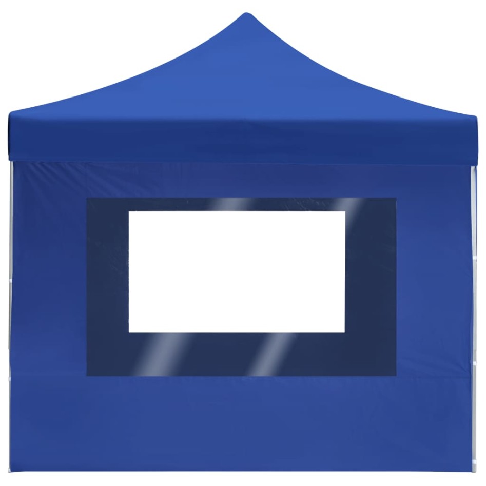 Carpa plegable profesional con paredes aluminio azul 4,5x3