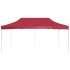 Carpa plegable profesional de aluminio rojo vino tinto