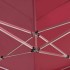 Carpa plegable profesional de aluminio rojo vino tinto