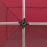 Carpa plegable profesional de aluminio rojo vino tinto