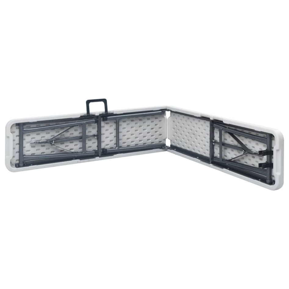 Bancos de jardín plegables 2 unidades 180 cm HDE