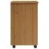 Cajonera con ruedas MOSS madera maciza pino marrón