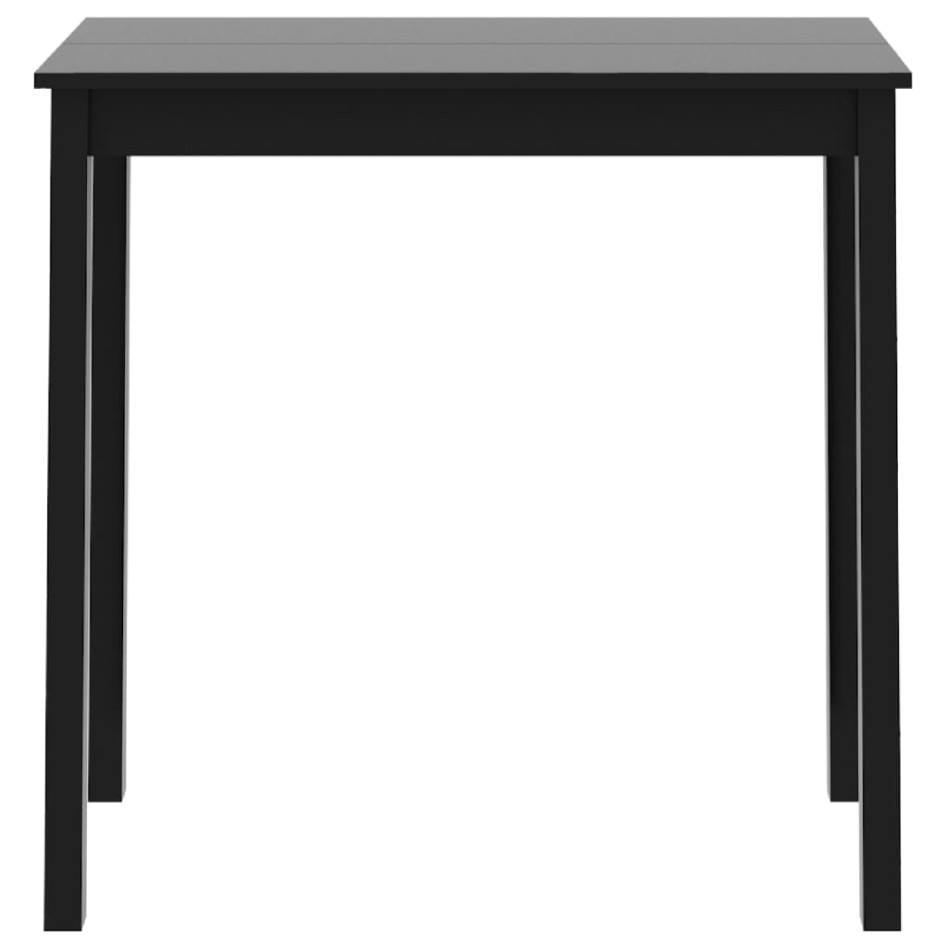 Mesa alta negra de MDF 115x55x107