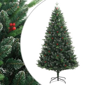 Árbol de Navidad artificial con bisagras y frutos rojos 240