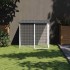 Jaula gallinas y toldo acero galvanizado antracita 103x98x90