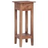 Soporte para plantas madera maciza de caoba 30x30x75