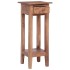 Soporte para plantas madera maciza de caoba 30x30x75