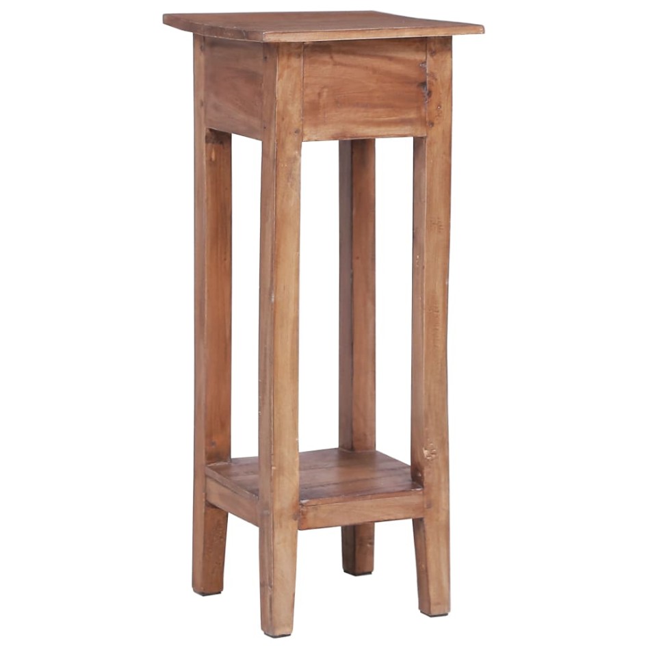 Soporte para plantas madera maciza de caoba 30x30x75