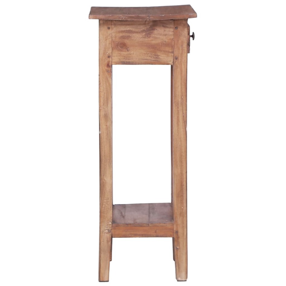 Soporte para plantas madera maciza de caoba 30x30x75