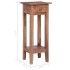 Soporte para plantas madera maciza de caoba 30x30x75