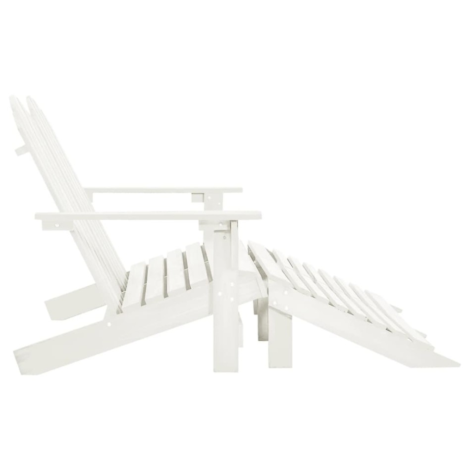 Silla Adirondack de jardín 2 plazas madera maciza abeto