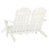 Silla Adirondack de jardín 2 plazas madera maciza abeto