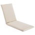 Tumbona plegable de tela Oxford blanco