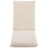 Tumbona plegable de tela Oxford blanco