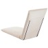 Tumbona plegable de tela Oxford blanco