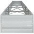 Arriate de acero galvanizado plateado 600x80x45
