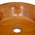 Lavabo de madera maciza de teca Φ40x10